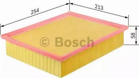 BOSCH 1 457 429 877 - Воздушный фильтр двигателя abcparts.ee