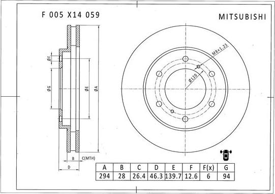 BOSCH F 005 X14 059 - Тормозной диск abcparts.ee