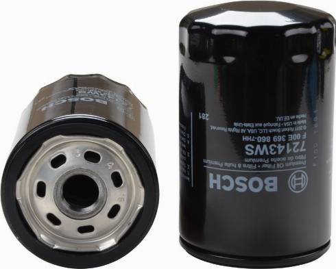 BOSCH F 00E 369 860 - Масляный фильтр abcparts.ee
