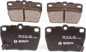 BOSCH F 03B 076 763 - Тормозные колодки, дисковые, комплект abcparts.ee