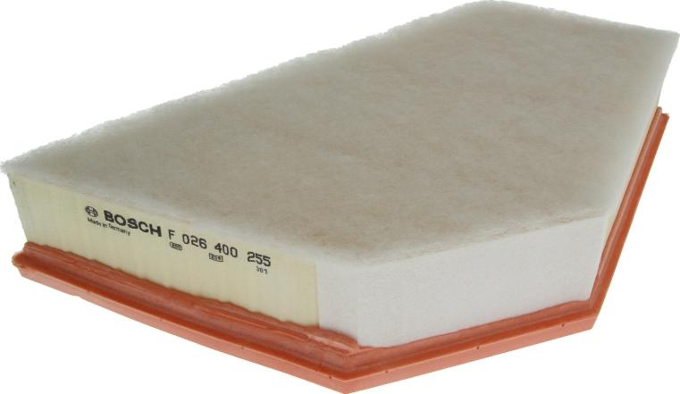 BOSCH F 026 400 255 - Воздушный фильтр двигателя abcparts.ee