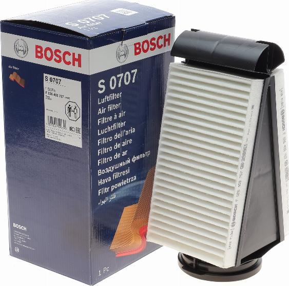 BOSCH F 026 400 707 - Воздушный фильтр двигателя abcparts.ee