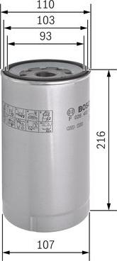 BOSCH F 026 402 143 - Kütusefilter abcparts.ee