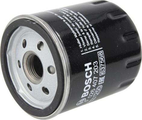 BOSCH F 026 407 203 - Масляный фильтр abcparts.ee