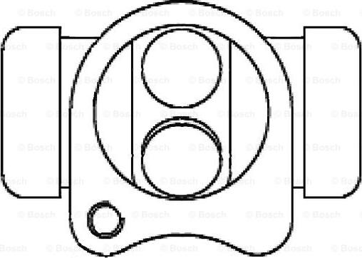 BOSCH F 026 002 345 - Колесный тормозной цилиндр abcparts.ee