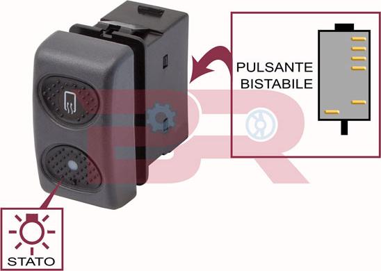 BOTTO RICAMBI BREL6590 - Реле, подогрев наружного зеркала заднего вида abcparts.ee