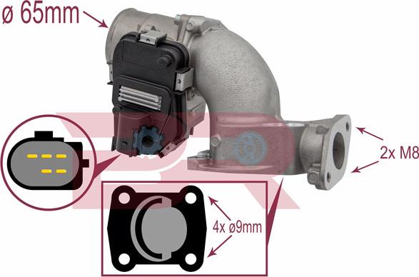 BOTTO RICAMBI BREL1131 - Корпус дроссельной заслонки abcparts.ee