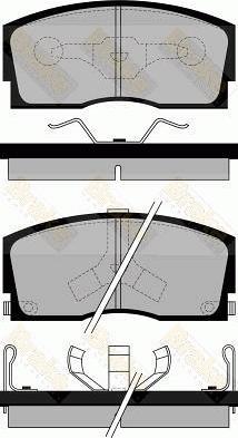 Brake Engineering PA546 - Тормозные колодки, дисковые, комплект abcparts.ee