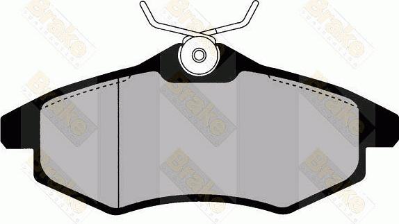 Brake Engineering PA1418 - Тормозные колодки, дисковые, комплект abcparts.ee