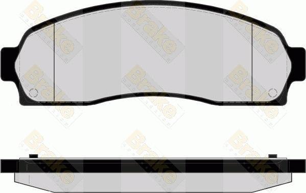 Brake Engineering PA1682 - Тормозные колодки, дисковые, комплект abcparts.ee