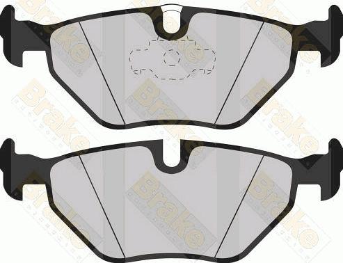 Brake Engineering PA1123 - Тормозные колодки, дисковые, комплект abcparts.ee