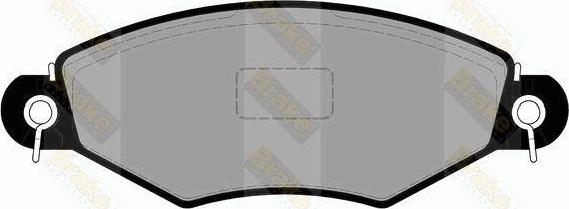 Brake Engineering PA1821 - Тормозные колодки, дисковые, комплект abcparts.ee