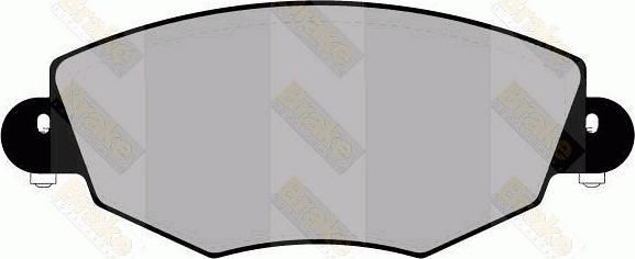 Brake Engineering PA1267 - Тормозные колодки, дисковые, комплект abcparts.ee