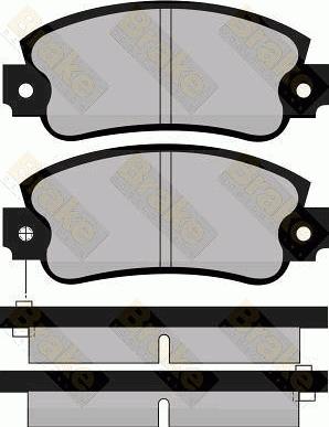 Dynamatrix DBP346 - Тормозные колодки, дисковые, комплект abcparts.ee