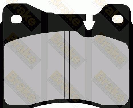Brake Engineering PA380 - Тормозные колодки, дисковые, комплект abcparts.ee
