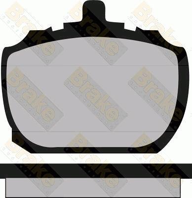 Brake Engineering PA223 - Тормозные колодки, дисковые, комплект abcparts.ee