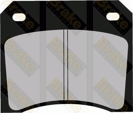 Brake Engineering PA273 - Тормозные колодки, дисковые, комплект abcparts.ee