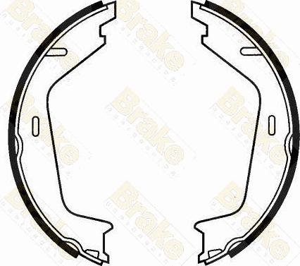 Brake Engineering SH2575 - Комплект тормозов, ручник, парковка abcparts.ee