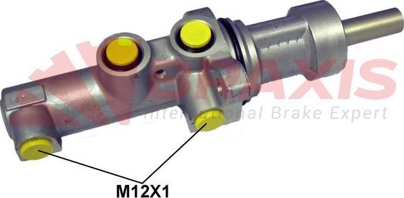 Braxis AJ0159 - Главный тормозной цилиндр abcparts.ee