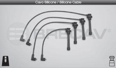 Brecav 28.525 - Комплект проводов зажигания abcparts.ee