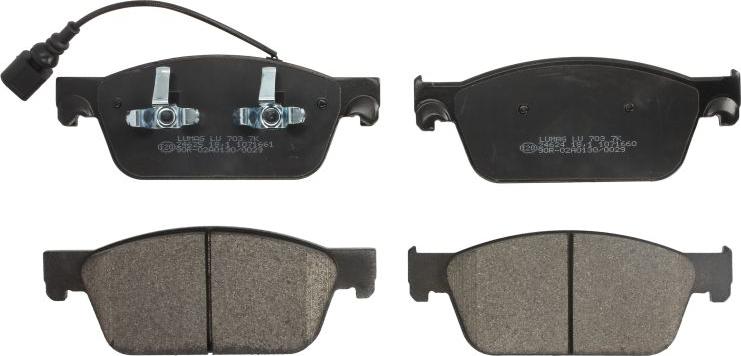 Breck 24623 00 703 00 - Тормозные колодки, дисковые, комплект abcparts.ee