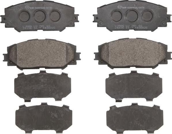 Breck 24336 00 701 00 - Тормозные колодки, дисковые, комплект abcparts.ee