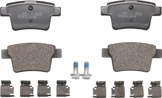 Breck 24260 00 704 00 - Тормозные колодки, дисковые, комплект abcparts.ee