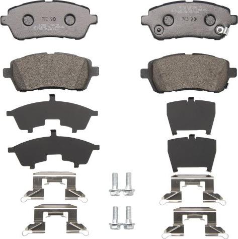 Breck 24283 00 702 10 - Тормозные колодки, дисковые, комплект abcparts.ee