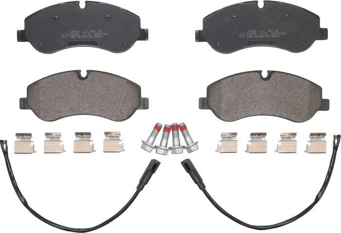 Breck 25602 00 703 00 - Тормозные колодки, дисковые, комплект abcparts.ee