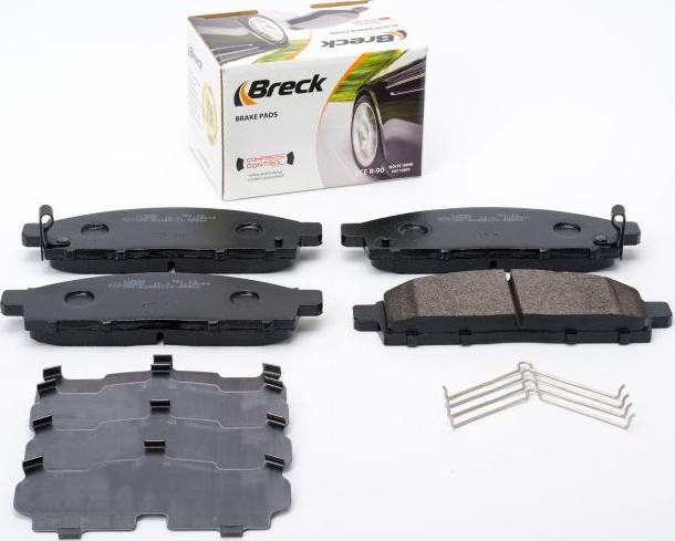Breck 25087 00 701 00 - Тормозные колодки, дисковые, комплект abcparts.ee