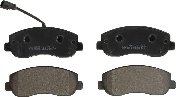 Breck 25147 00 703 10 - Тормозные колодки, дисковые, комплект abcparts.ee