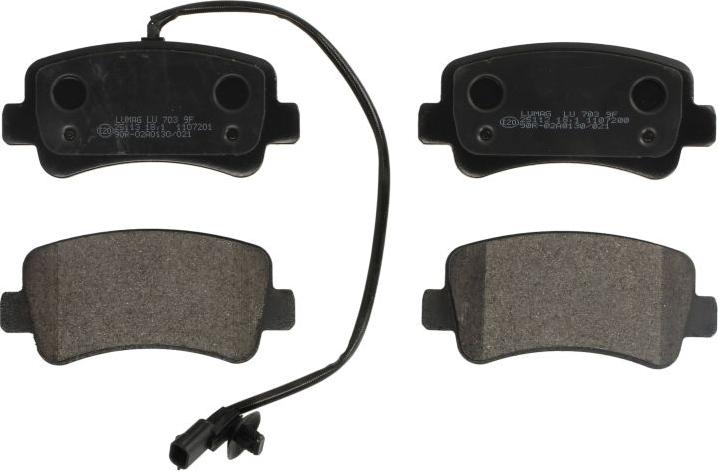 Breck 25112 00 703 10 - Тормозные колодки, дисковые, комплект abcparts.ee