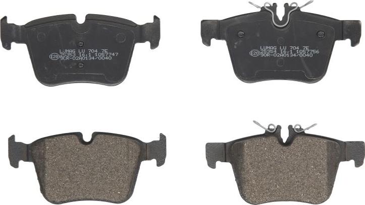 Breck 25353 00 704 00 - Тормозные колодки, дисковые, комплект abcparts.ee