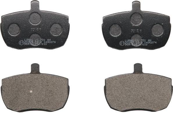 Breck 20359 00 701 00 - Тормозные колодки, дисковые, комплект abcparts.ee