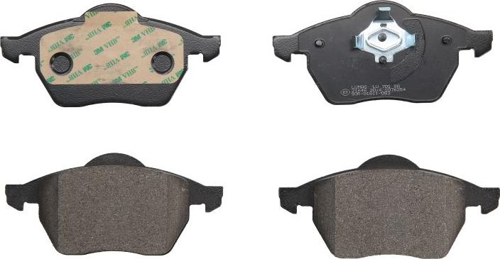 Breck 21624 00 701 00 - Тормозные колодки, дисковые, комплект abcparts.ee