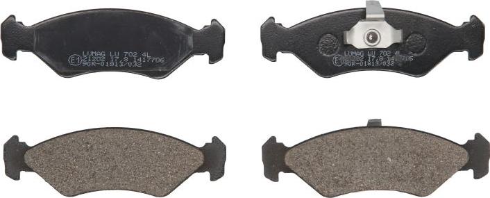 Breck 21202 00 702 00 - Тормозные колодки, дисковые, комплект abcparts.ee