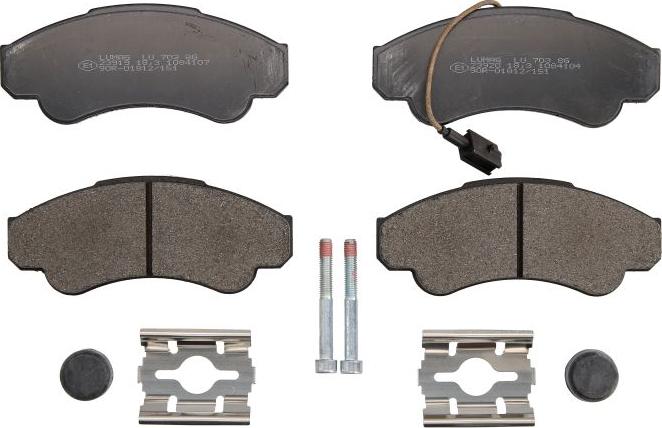 Breck 23919 00 703 10 - Тормозные колодки, дисковые, комплект abcparts.ee