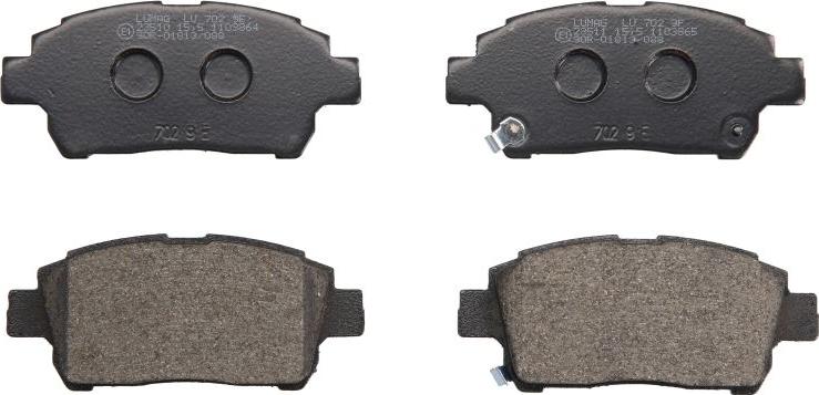 Breck 23510 00 702 10 - Тормозные колодки, дисковые, комплект abcparts.ee