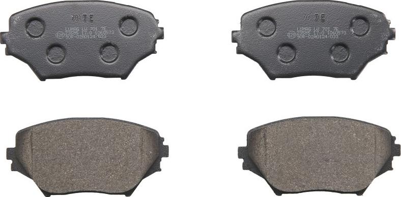 Breck 23585 00 701 00 - Тормозные колодки, дисковые, комплект abcparts.ee