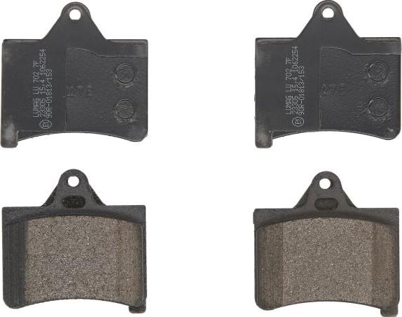 Breck 23305 00 702 00 - Тормозные колодки, дисковые, комплект abcparts.ee