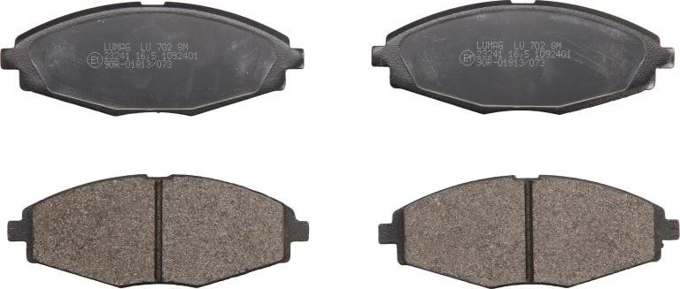 Breck 23241 00 702 00 - Тормозные колодки, дисковые, комплект abcparts.ee