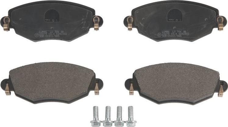 Breck 23279 00 701 10 - Тормозные колодки, дисковые, комплект abcparts.ee