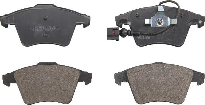 Breck 23746 00 703 10 - Тормозные колодки, дисковые, комплект abcparts.ee