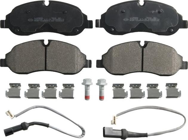 Breck 22034 00 703 00 - Тормозные колодки, дисковые, комплект abcparts.ee