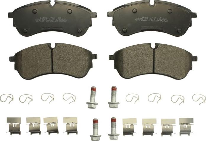 Breck 22147 00 703 00 - Тормозные колодки, дисковые, комплект abcparts.ee