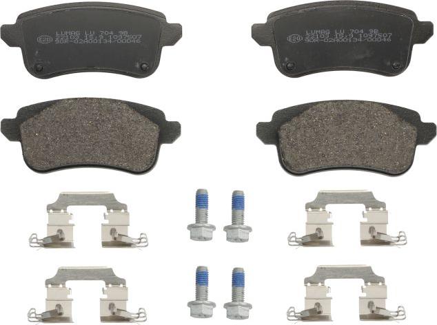 Breck 22103 00 704 00 - Тормозные колодки, дисковые, комплект abcparts.ee