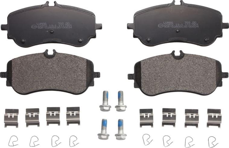 Breck 22802 00 703 00 - Тормозные колодки, дисковые, комплект abcparts.ee