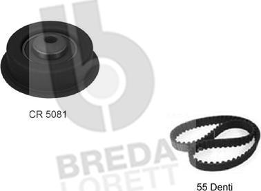 Breda Lorett KCD0218 - Комплект зубчатого ремня ГРМ abcparts.ee