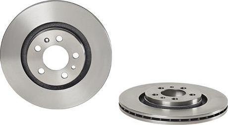 Brembo 09701210 - Тормозной диск abcparts.ee