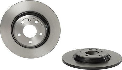 Brembo 08.D060.11 - Тормозной диск abcparts.ee